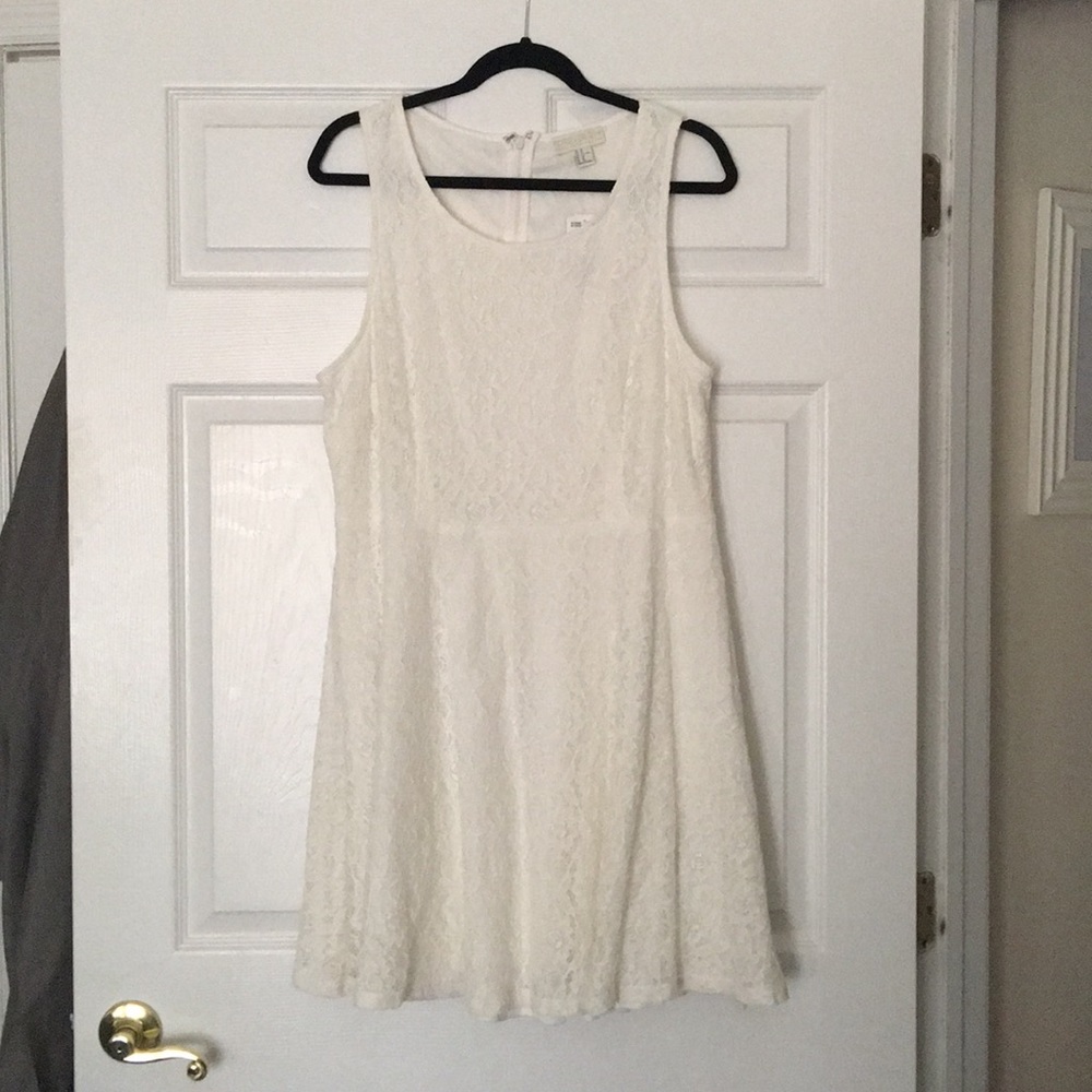 White lace dress forever 21